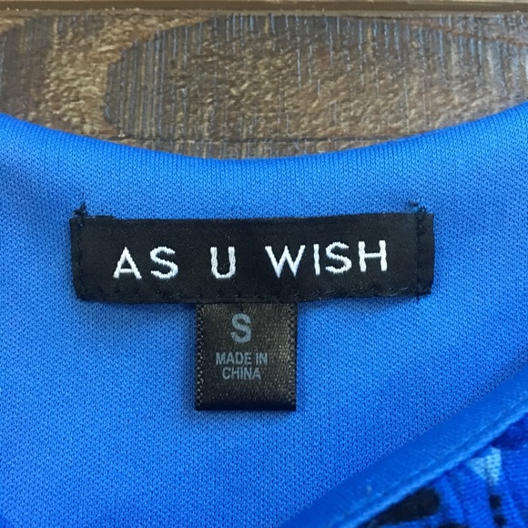 As U Wish blue size small romper - Picture 2 of 2